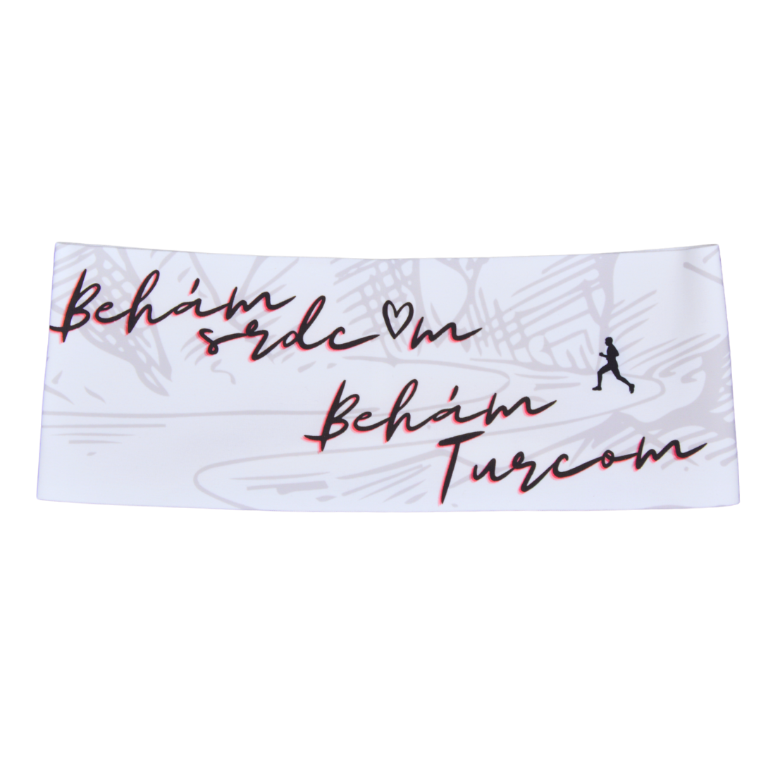 Čelenka TessSport Behám ♡, behám Turcom - biela